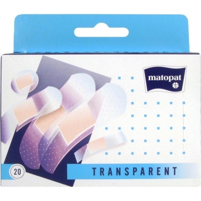 Matopat Transparent náplast 20 ks