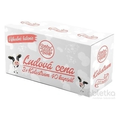 Dobré zo Slovenska Kolostrum 3 x 40 ks