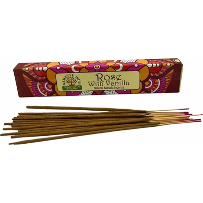 Namaste vonné tyčinky Mandala Masala Ruža a Vanilka 15 g