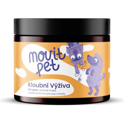 MOVit Kloubní výživa pro psy a kočky 100 tablet s příchutí masa