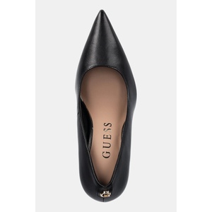 Guess Кожени обувки с тънък ток PRINDY (FLFPRN.LEA08.BLACK)