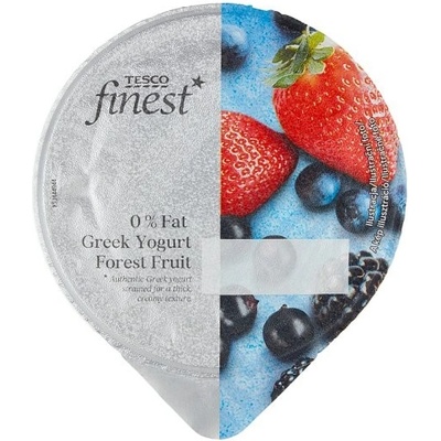 Tesco Finest Grécky jogurt s lesným ovocím odtučnený 150 g