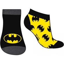 Batman Chlapčenské členkové ponožky čierna / žltá