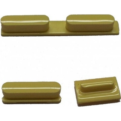 OEM Set tlačítek pro iPhone 5C, žlutý
