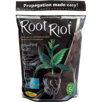 Growth Technology Root Riot 50, sadbovacie kocky bez sadbovača (50 ks)