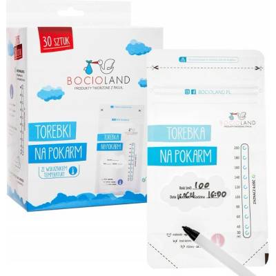 Bocioland Sáčky na mateřské mléko 200 ml 30 ks