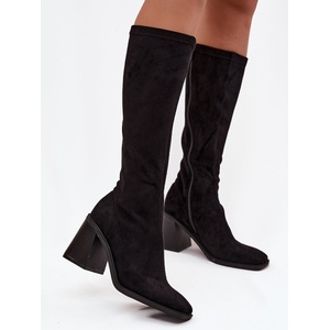 Step in style Дамски боти с ток модел 220222 Step in style