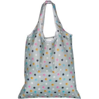 VETRO-PLUS Taška nákupná skladacia PU 59 x 37 cm, dekor hviezdičky