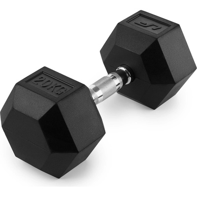 UpForm Pogumovaná litinová činka HEX 20 kg
