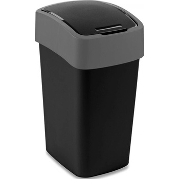CURVER odpadkový kôš FLIP BIN 25 l, čierny/strieborný