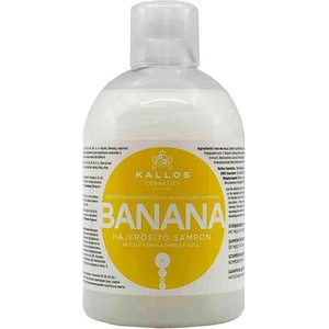 Kallos KJMN Banana Shampoo With Multivitamin Complex 1000 ml