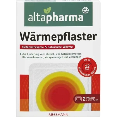 Altapharma tepelná náplast 2 ks