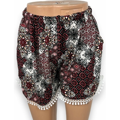 dámske teplákové šortky Angela červená