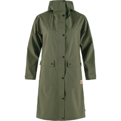 FJÄLLRÄVEN Vardag Rain Parka W Laurel Green
