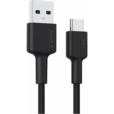Aukey CB-AC2 FCP , AFC , USB C-USB 3.1, 5 Gb / s, 2m, černý