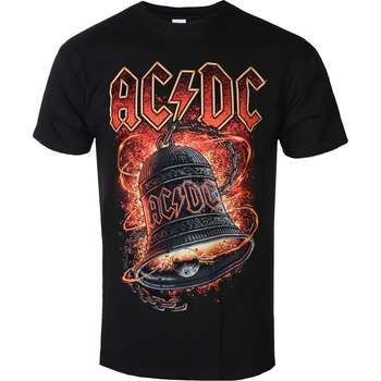 NNM Мъжка тениска AC/DC - Hells Bells Burning - Black - 51437100