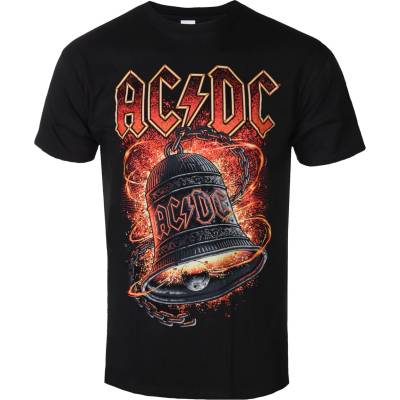 NNM Мъжка тениска AC/DC - Hells Bells Burning - Black - 51437100