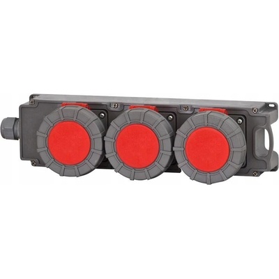 F-ELEKTRO ROZVADĚČ TRIBOX 3X ZÁSUVKA 16A 5P IP65 F3.0585