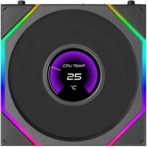 Lian Li UNI Fan TL LCD FLEX Black (12RTLLCD1F1B)