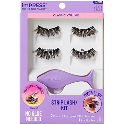 KISS Umělé řasy imPRESS No Glue Strip Lash 02 – Hledejceny.cz