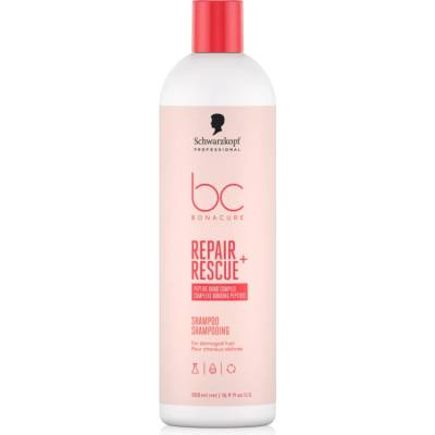 Schwarzkopf BC Bonacure Repair Rescue+ грижовен шампоан за увредена коса 500ml