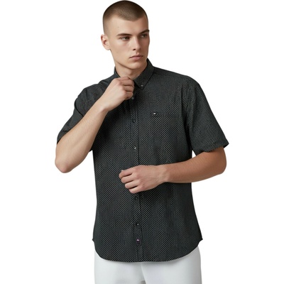 Rawlucci pánská košile s krátkým rukávem 01 černá