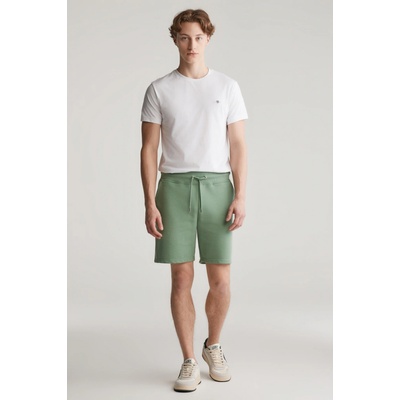 GANT REG SHIELD SWEAT SHORTS KALAMATA GREEN