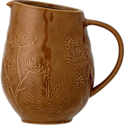 BLOOMINGVILLE Kameninový džbán / váza BENCE 1,4 l tmavě oranžový
