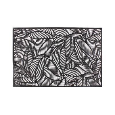 Mybesthome Prostírání BLATT černá 30x45cm
