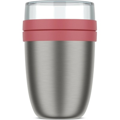 Mepal Termobox z nerezové oceli Ellipse 500 ml tmavě růžový