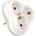 NILSON Трипосочен разклонител Nilson, 3 гнезда, 16А 250V Бял Нилсон (40130101)