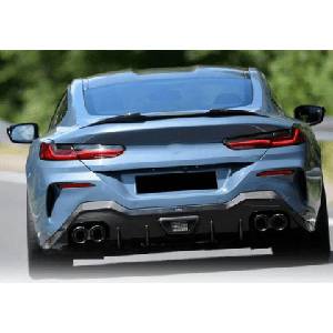Carmart Спойлер за багажник за BMW G16 / F93 (2018+) gran coupe, V design - черен гланц