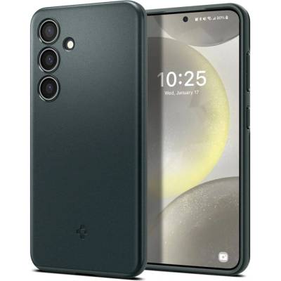 Spigen Противоударен Калъф за Samsung S24, Spigen Thin Fit Case, Зелен (ACS07342)