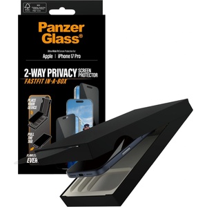 Panzer Стъклен протектор PanzerGlass за iPhone 17 Pro, Privacy, инсталационен бокс