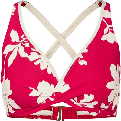 Seafolly Дамско бикини горнище Seafolly Mayflower Wrap Front F Cup Bra Bikini top - Cosmo Red - размер 44 (EU) (150-6650-0116)