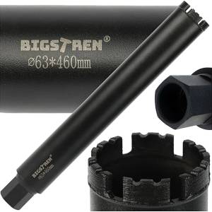 Bigstren Боркорона диамантена за пробиване на бетон, 63x460 мм, BIGSTREN (UNI-07415)