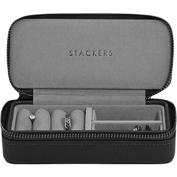 Stackers Travel Medium Pebble černá