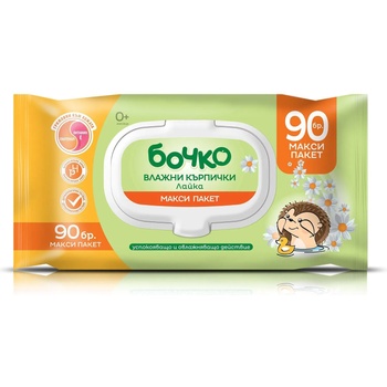 Image 1 of Бочко - Мокри кърпи лайка 0+ месеца 90 броя