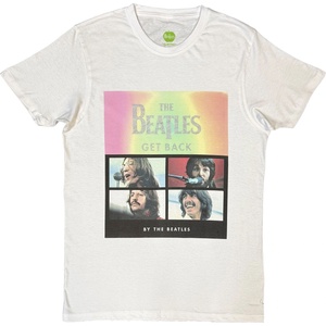 The Beatles Album Faces Gradient Silver Printing (Embellished) White M Риза (BEATTEE435MW02)