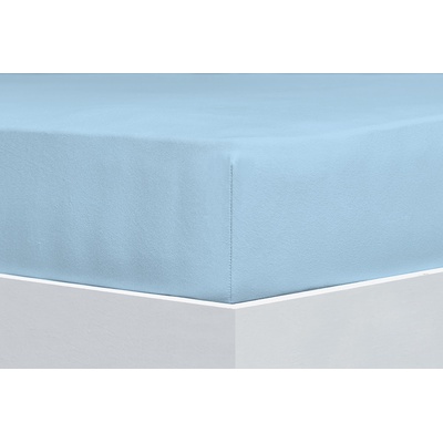 Florella prostěradlo Fein jersey 55 Hellblau 140-160x200