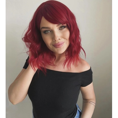 Parochňa Belinda s ofinou červená