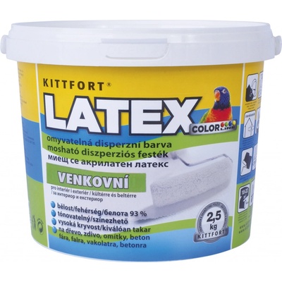 Kittfort LATEX VENKOVNÍ 2,5 kg bílá