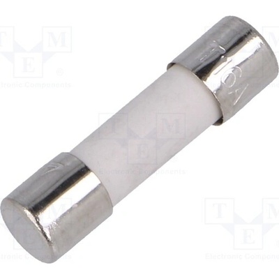 CONQUER ELECTRONIC UDA 16A 250V Pojistka: tavná; 5x20mm; keramická,kulatý; 16A; 250VAC; zpožděná