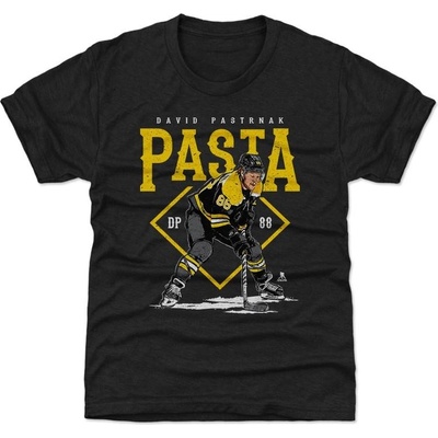 dětské tričko Boston Bruins David Pastrnak #88 Pasta WHT 500 Level – Zboží Dáma