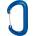 DMM Карабинер с щифт Dmm WalldO Snapgate carabiner - Blue - размер 1-Pack (321-0269-0111)