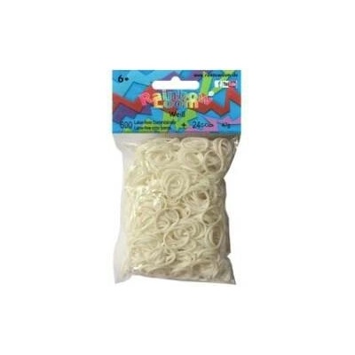 Rainbow Loom Gummibänder Weiß