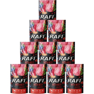 Rafi Adult s hovězím masem borůvkami a brusinkami 10 x 500 g