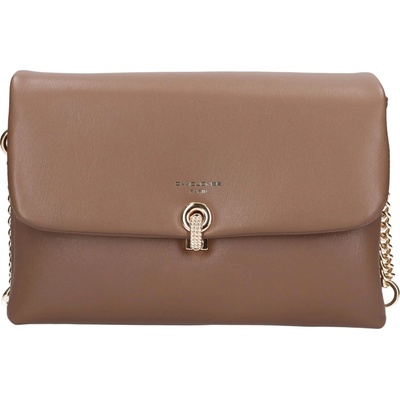 David Jones dámská crossbody kabelka Ledda hnědá
