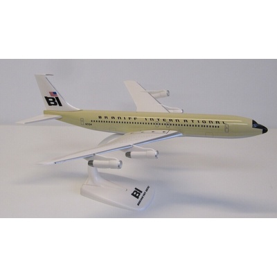 PPC Holland B707-327C Braniff International BeigeJellybean Colors 1:144
