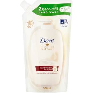 Unilever Течен сапун Dove Supreme Fine Silk Cream пълнител 500 мл
